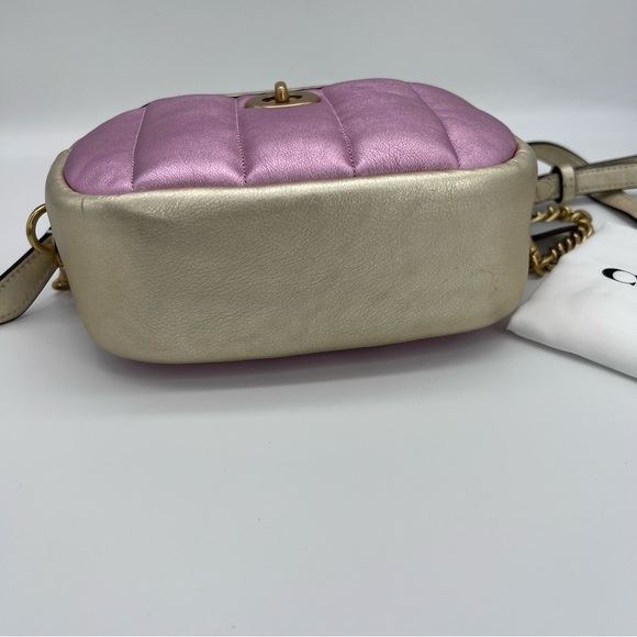 Coach quilted colorblock metallic multi camera bag and matching wallet - Picture 5 of 16